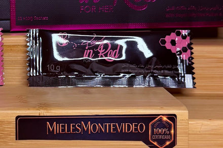 CAJA ‘LADY IN RED’ MIEL PREMIUM PARA CHICAS (limitada)