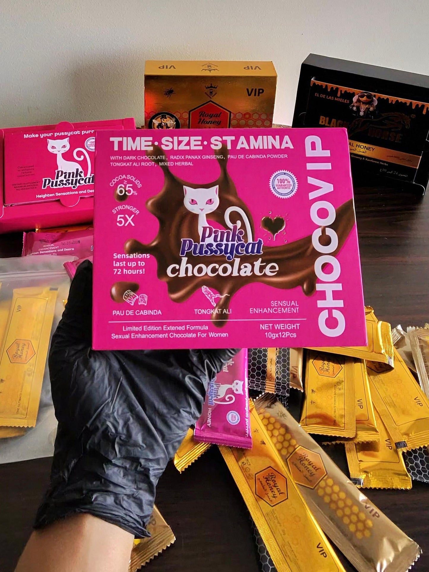 1 CHOCOLATE PINK PUSSYCAT🍯🍫