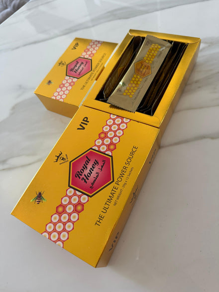 CAJA 12 MIELES ROYAL HONEY 🏆V.I.P 12x20G ~12~ SOBRES✅ 40% Dto OFF