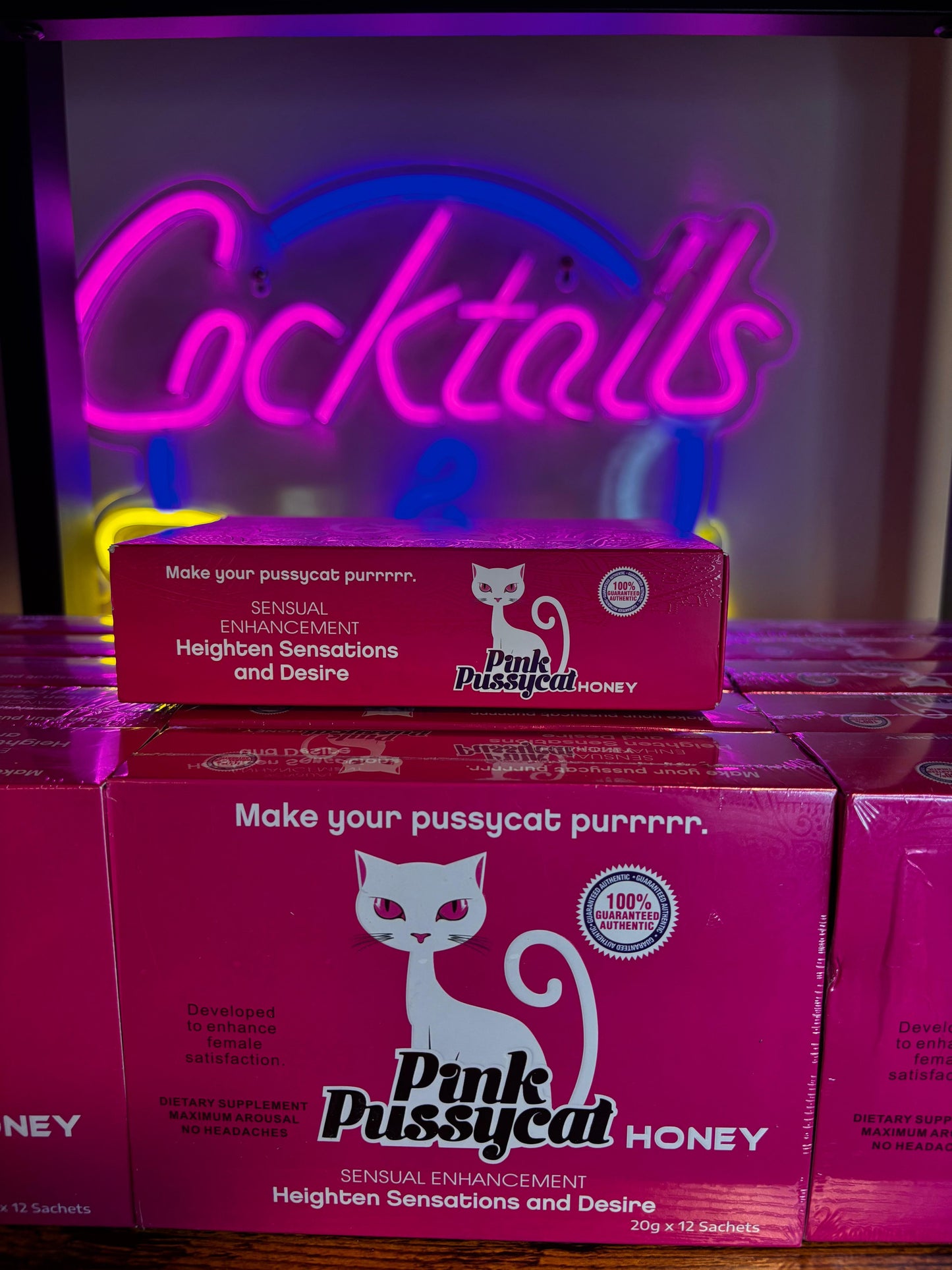 1 SOBRE MIEL de Pink Pussycat Honey – 20mg 20% OFF