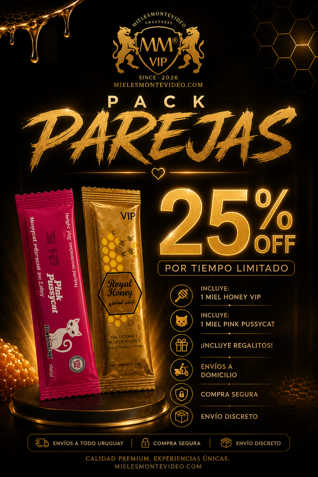 Duo Passion: Pink Pussycat + Royal Honey (25%OFF)