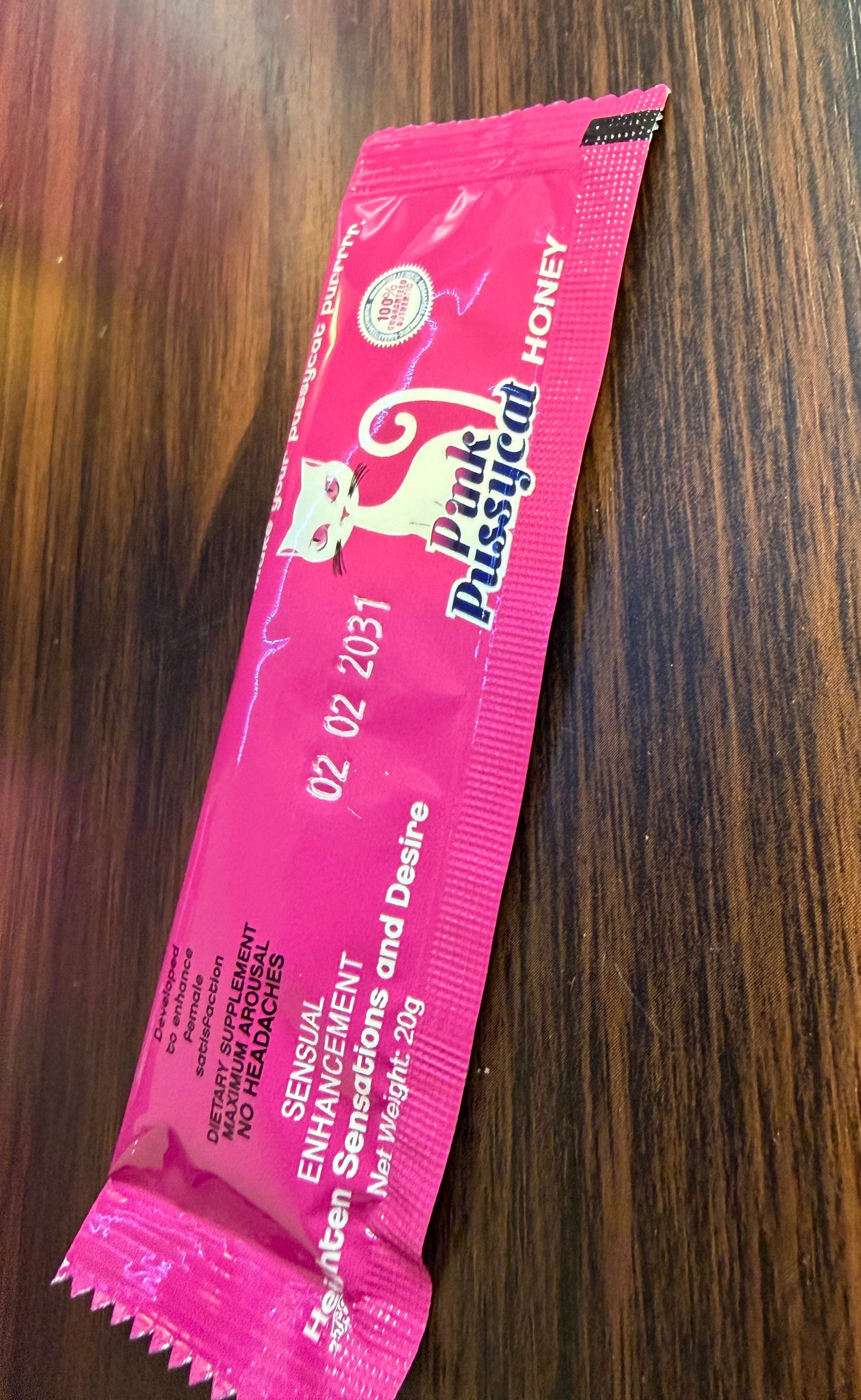 CAJA DE 12 MIELES 🎀 12x20G Pinkpussycat 🎟️V.I.P ~12~SOBRES ✅ 40% Dto OFF