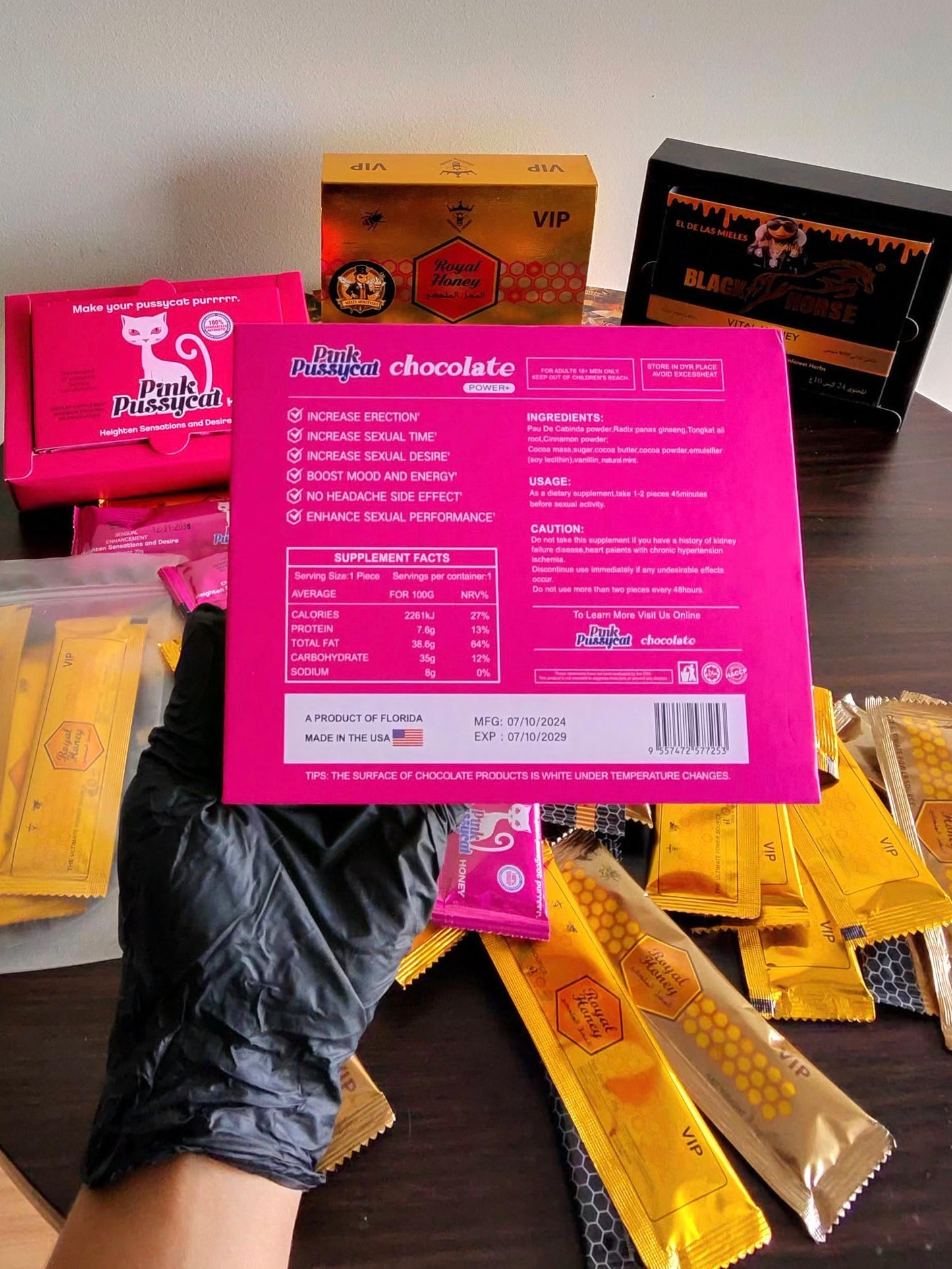 1 CHOCOLATE PINK PUSSYCAT🍯🍫