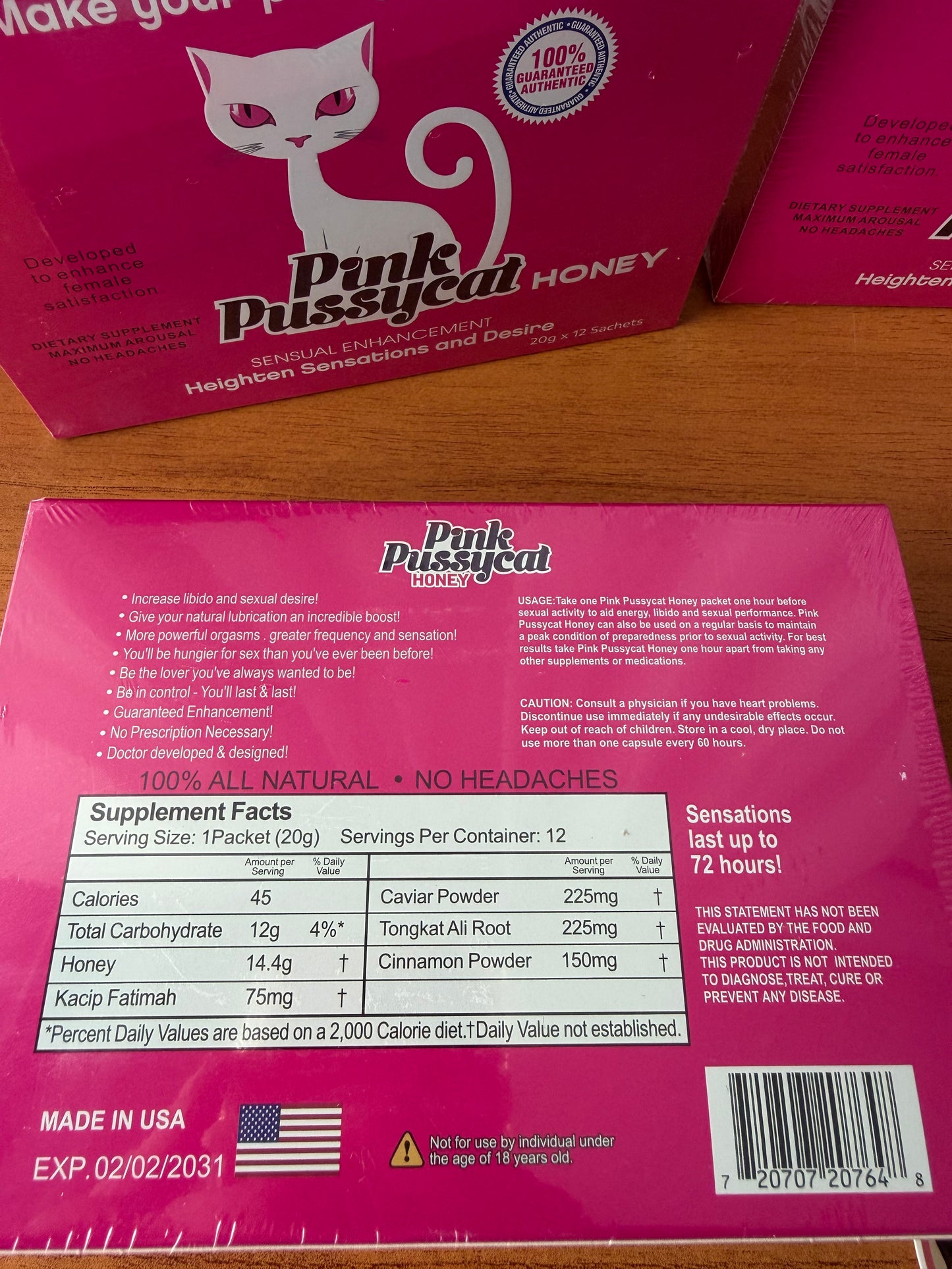 X5 CAJAS +4 SOBRES DE REGALO (PACK EMPRENDEDOR ADVANCE✅‼️50%DESCUENTO‼️) PINKPUSSYCAT ~64~SOBRES