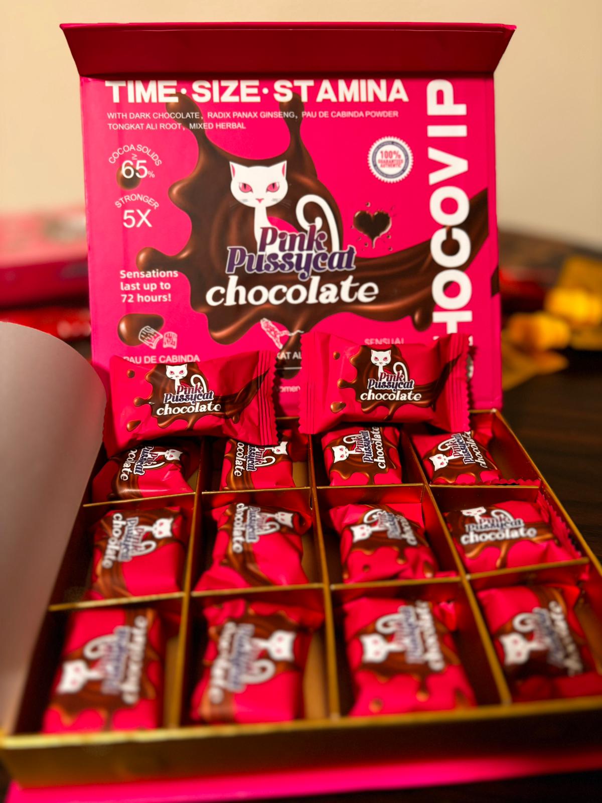 1 CHOCOLATE PINK PUSSYCAT🍯🍫