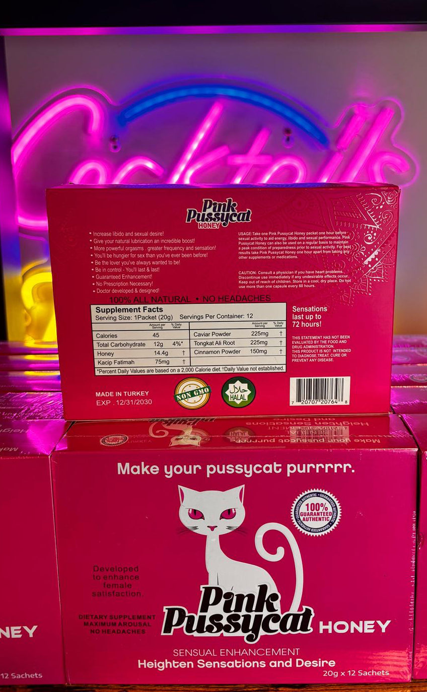 1 SOBRE MIEL de Pink Pussycat Honey – 20mg 20% OFF